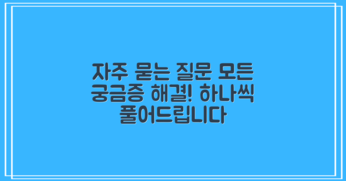 자주 묻는 질문